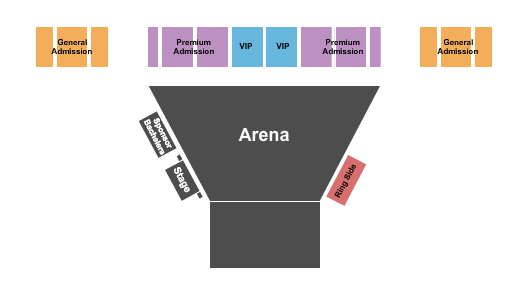 The Freeman Outdoor Event Center Rodeo Seating Chart