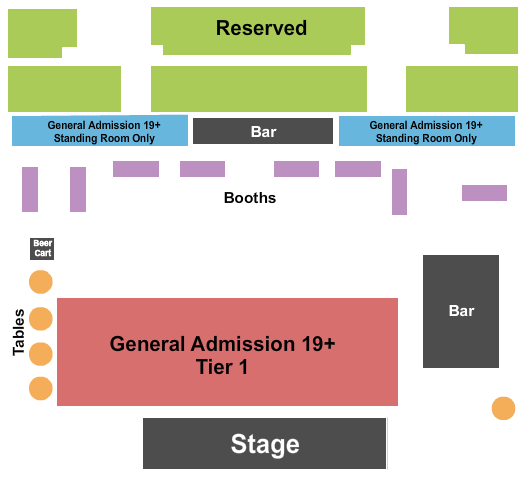 The Grand - Sudbury Endstage GA Floor Seating Chart
