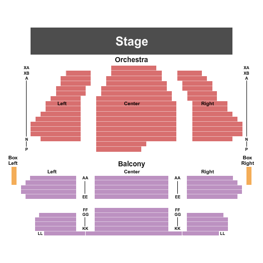 The Grand Theatre - London Seating Chart