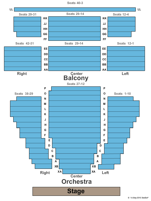The Grand Theatre - London End Stage Seating Chart