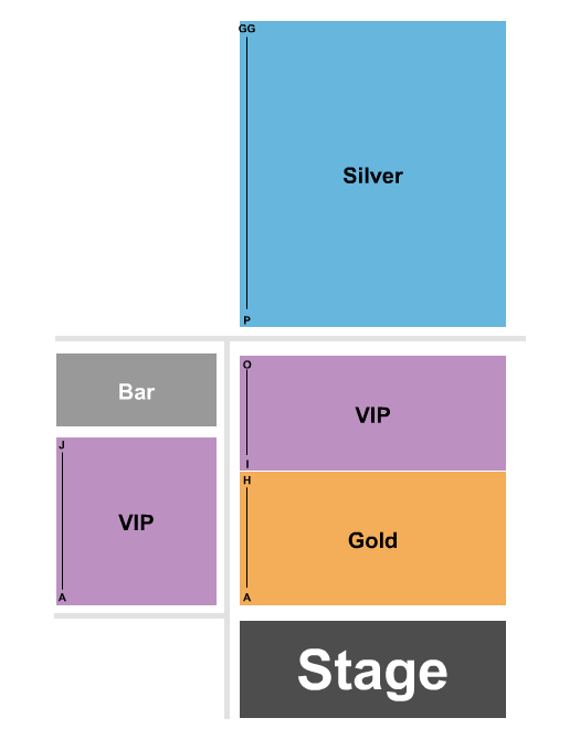 The Grand Venue Event Center Endstage Seating Chart