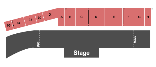 The Grandstand At The Great Frederick Fair - Frederick Grandstand Only Seating Chart