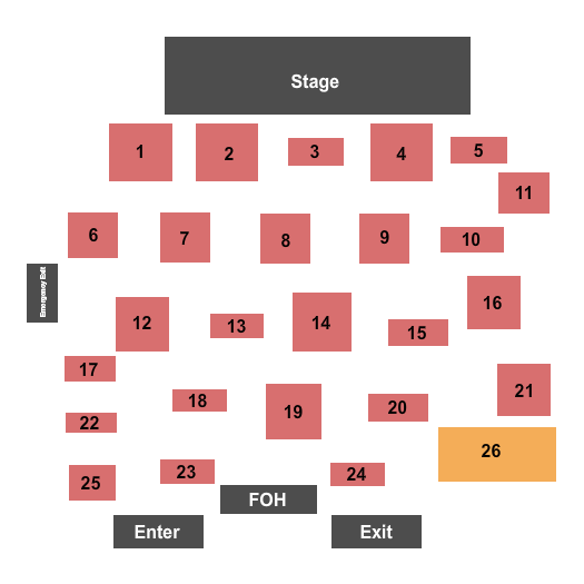 Grey Eagle Paul Cauthen Seating Chart