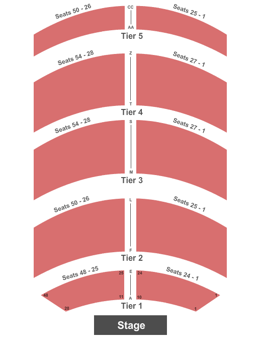 The Pond Anaheim Seating Chart