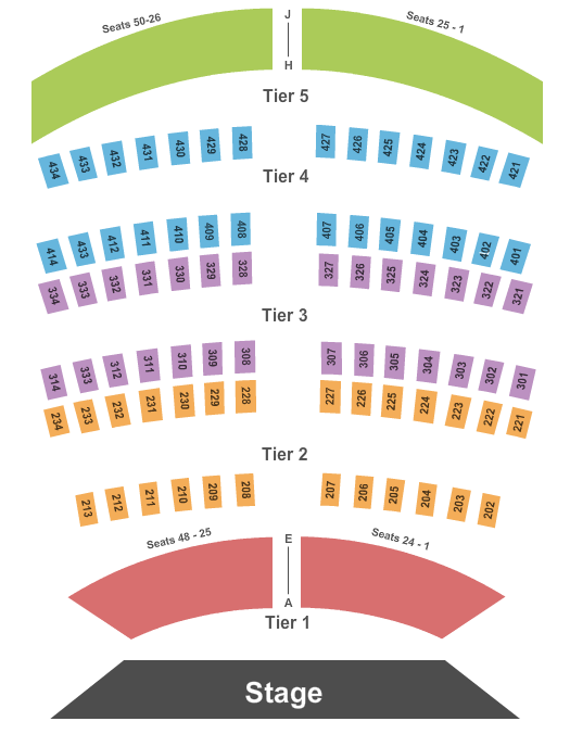 The Grove Of Anaheim Seating Chart & Maps Anaheim