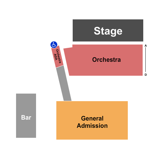 The Guild Theatre - Menlo Park Orchestra/GA Seating Chart