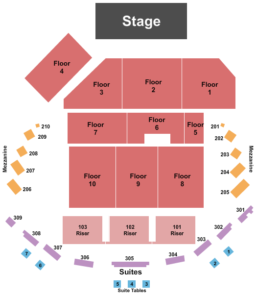 The Hall At Maryland Live Seating Chart & Map Hanover