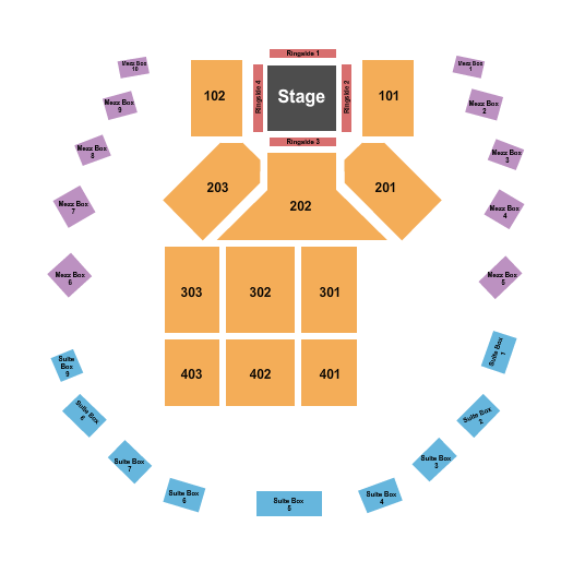 The Hall at Maryland Live Boxing Seating Chart