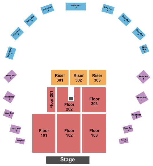The Hall at Maryland Live Endstage 2 Seating Chart