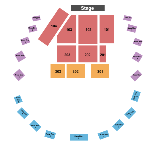 The Hall at Maryland Live Endstage 3 Seating Chart