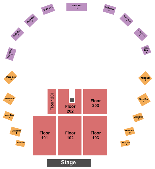 The Hall at Maryland Live Endstage 4 Seating Chart