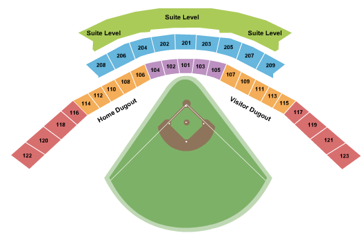 The Hangar - Lancaster Baseball Seating Chart
