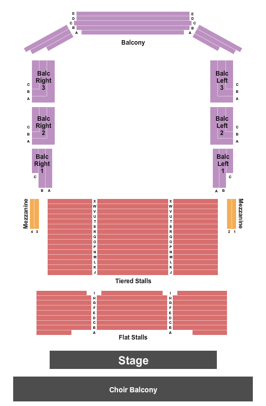 The Helix Floor & Balcony Seating Chart