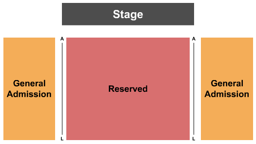 The Historic Ritz Theatre Endstage GA Seating Chart