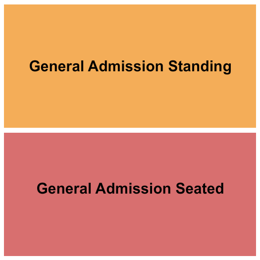 The Independent GA Seated/GA Standing Seating Chart