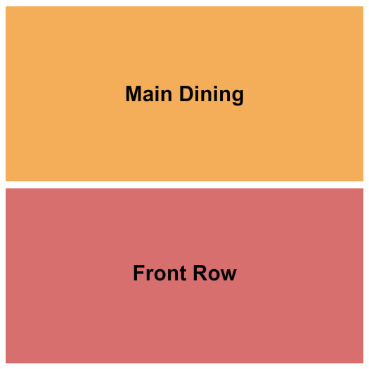 The Jazz Kitchen Front Row/Main Dining Seating Chart