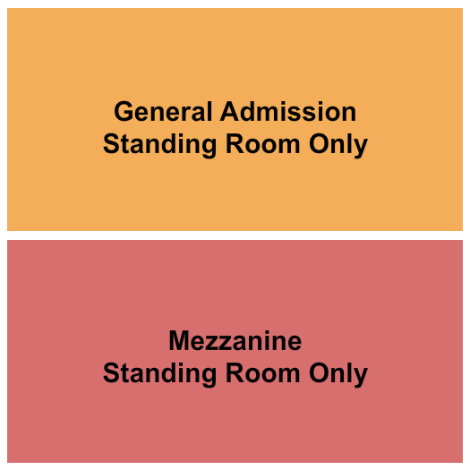 The Jones Assembly GA/Mezz Seating Chart