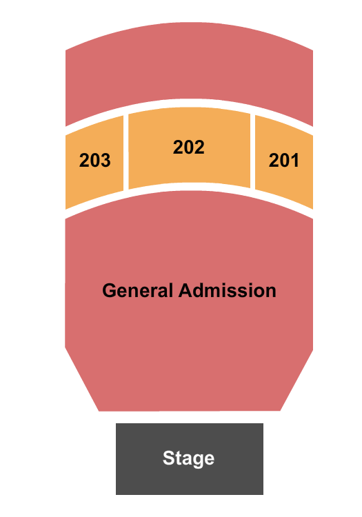 The Joy Theater Endstage GA Flr GA Balc Seating Chart