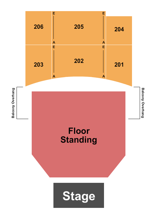 The Joy Theater Endstage 2 Seating Chart