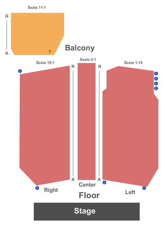 The Kent Stage Seating Chart