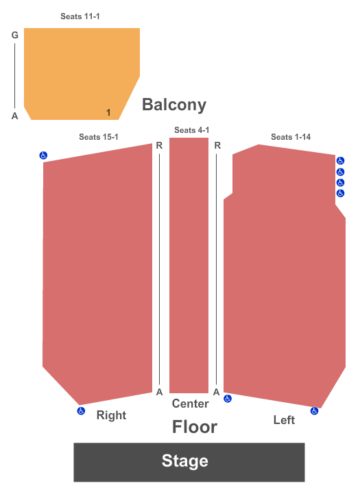 The Kent Stage Seating Chart Maps Kent