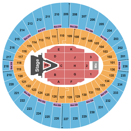 The Kia Forum Aerosmith 2023 Seating Chart