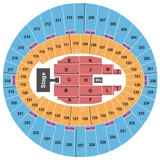 The Kia Forum Aron Afshar Seating Chart