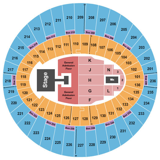 The Kia Forum Demi Lovato Seating Chart