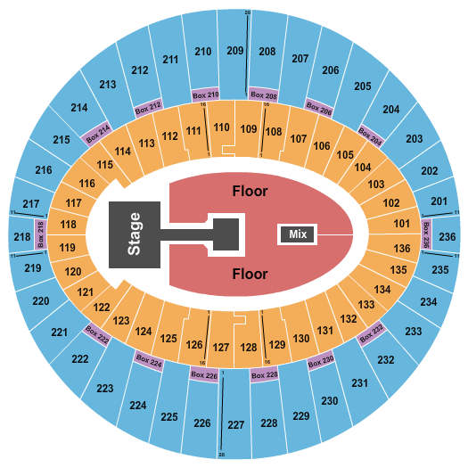 Dua Lipa The Kia Forum Seating Chart