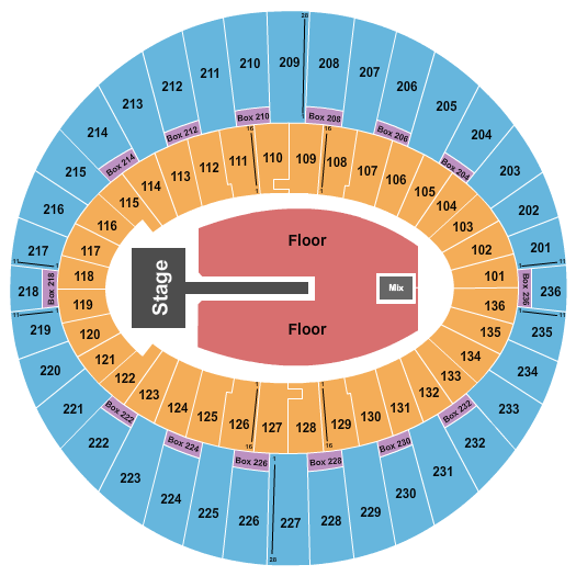 Florence and The Machine The Kia Forum Seating Chart