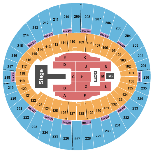 The Kia Forum J Balvin Seating Chart