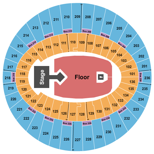 The Kia Forum Karan Aujla Seating Chart