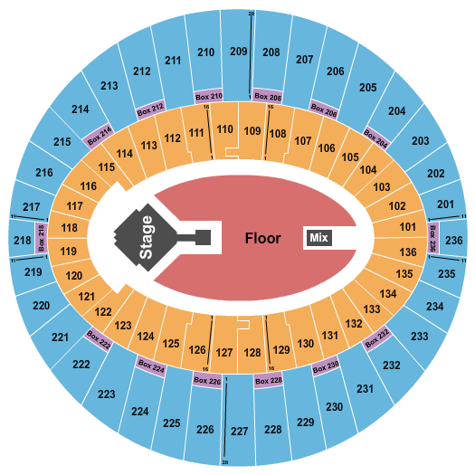 The Kia Forum Keshi Seating Chart