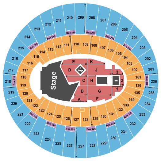 The Kia Forum Netflix Tudum Seating Chart