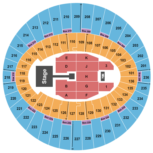 The Kia Forum Nicki Minaj Seating Chart