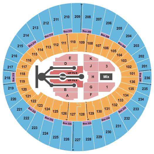 The Kia Forum Post Malone 2 Seating Chart