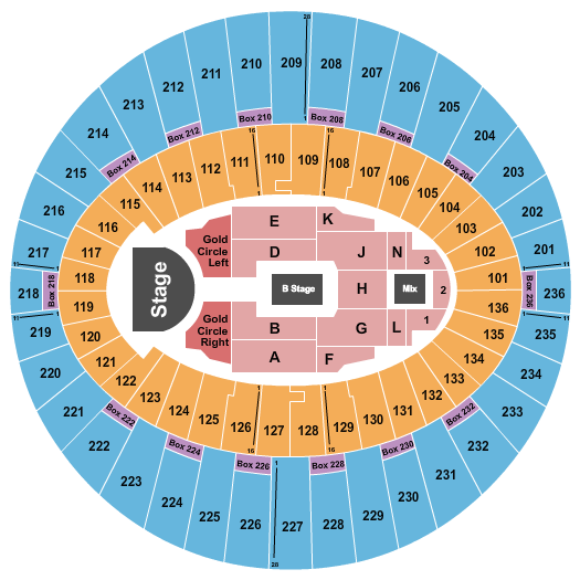 The Kia Forum Rosalia Seating Chart