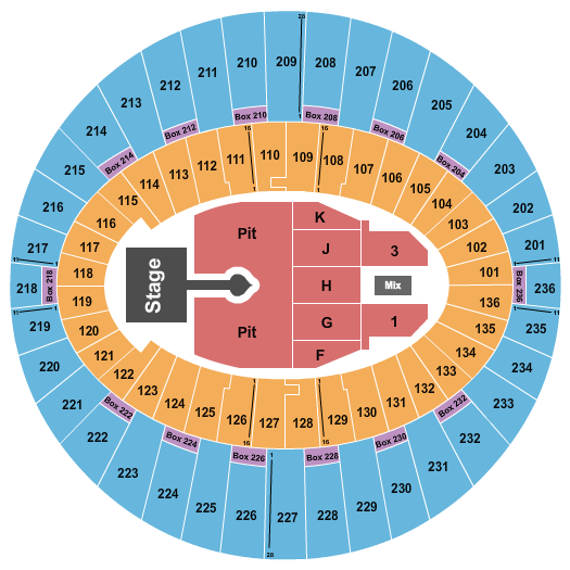 Sabrina Carpenter The Kia Forum Seating Chart