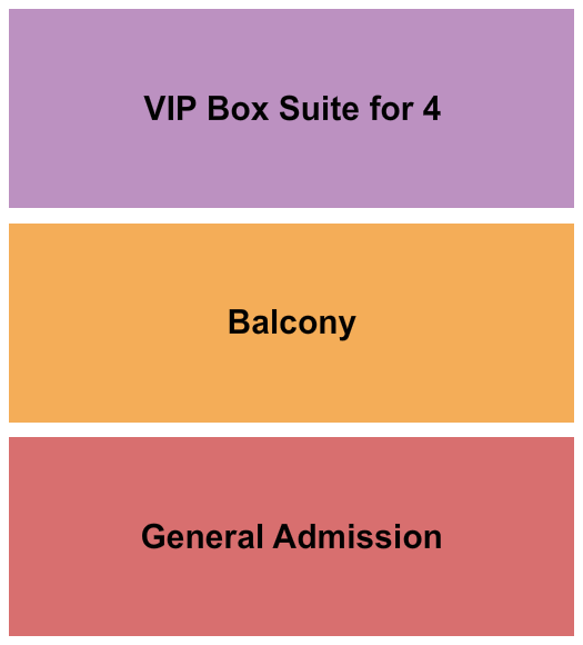 The King of Clubs - Columbus GA/Balcony/VIP Box Seating Chart