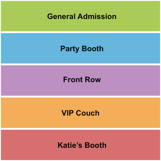 The Kookaburra Lounge Comedy Seating Chart