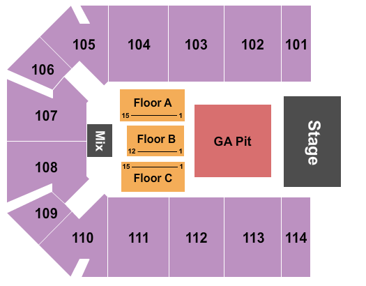 The Kovalchick Convention and Athletic Complex - Ed Fry Arena Aaron Lewis Seating Chart
