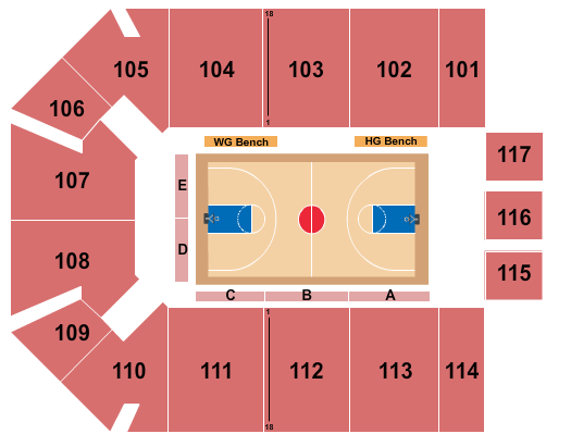 The Kovalchick Convention and Athletic Complex - Ed Fry Arena The Harlem Globetrotters Seating Chart