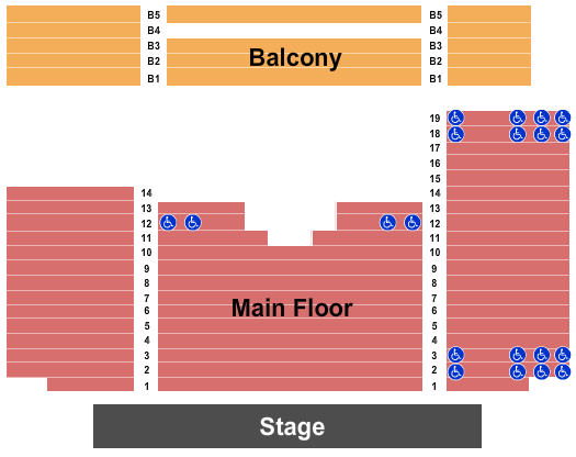 The Little Theatre on the Square End Stage Seating Chart
