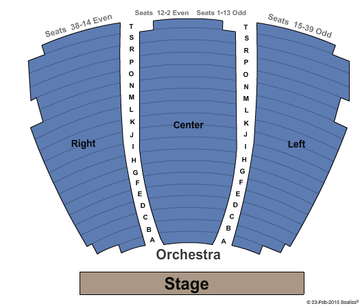 The Lobero Theatre End Stage Seating Chart