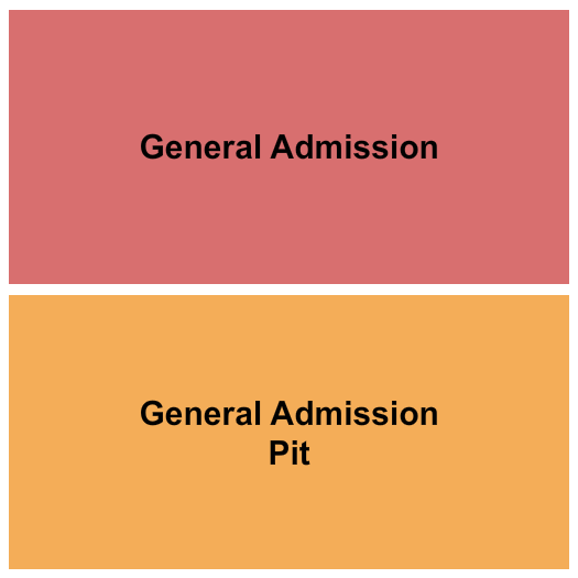 The Lobo Theater General Admission & PIT Seating Chart