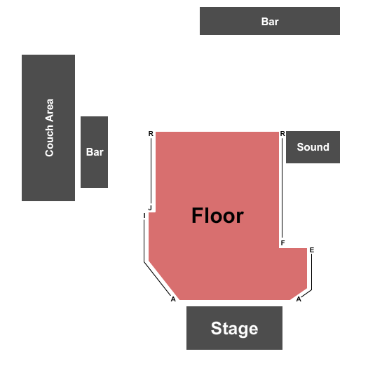 The Loft - GA Reserved Floor Seating Chart