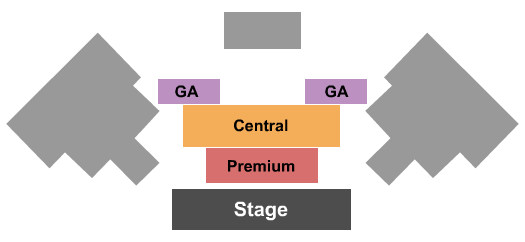 Imagine Showroom at Horseshoe Las Vegas Seating Map
