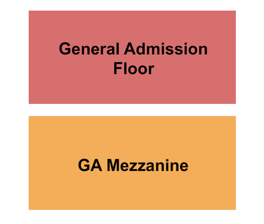 The Majestic - Fort Smith GA Floor & GA Mezzanine Seating Chart