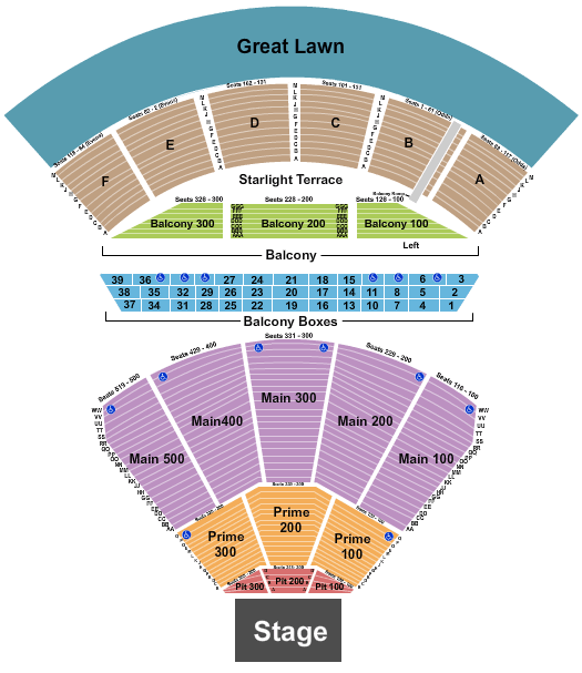 Mann Center For The Performing Arts Seating Chart Philadelphia