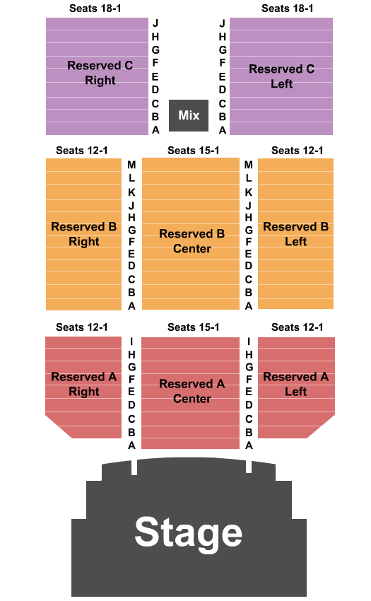 The Meadows - IA End Stage Seating Chart